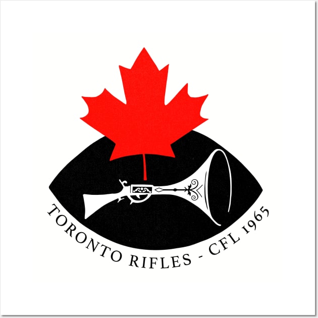 Defunct - Toronto Rifles Football Wall Art by LocalZonly